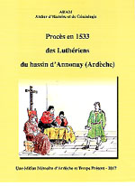 Procs des luthriens du bassin d'Annonay